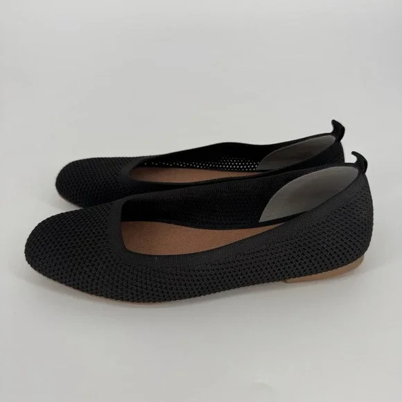 Lucky Brand Flats Women's Size 7.5 Black Daneric Knit Shoe Washable‎ - Picture 3 of 6